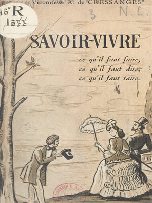 cover image of Savoir vivre